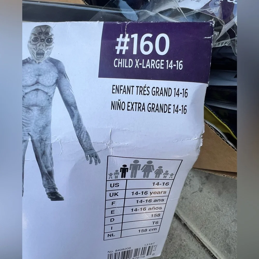 Alien Extra-Terrestrial Kids Halloween Costume